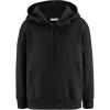 Arshiner Boy’s Hooded Sweatshirts Long Sleeve Hoodies Kids Quarter Zip Pullover with Kangaroo Pocket 5-14Y(Black)