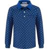 Navy White Dots