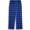 Arshiner Boys Pajama Pants Long Plaid PJ Bottoms Boys Sleepwear Lounge Pants with Pockets 6-14 Years(Blue Plaid)