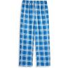 Arshiner Boys Pajama Pants Long Plaid PJ Bottoms Boys Sleepwear Lounge Pants with Pockets 6-14 Years(Cyan Blue Plaid)