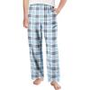 Arshiner Boys Pajama Pants Long Sleep Plaid Pants Soft Lounge Pj Bottoms with Pockets(Light Blue Plaid)