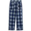 Arshiner Boys Pajama Pants Soft Long PJ Bottoms Plaid Lounge Pants for Boys 6-14 Years(Blue Green Plaid)
