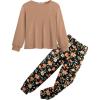 Brown&floral