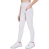 Arshiner Girls Athletic Leggings High Waist Yoga Pants for Kids with Pockets Dance Running Workout Tights(White)