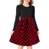 Black / Red Plaid