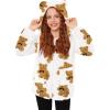 Arshiner Girls Fleece Jacket Kids Zip Up Fall Winter Fuzzy Sherpa Outwear Coat with Pockets(White Bear)