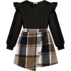 Black Brown Plaid