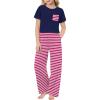 Rose Red Stripes