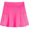 Arshiner Girl’s Sport Skirts with Shorts Athletic Pleated Skort Colorful Performance Skorts(Rose Red)