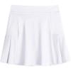 Arshiner Girl’s Sport Skirts with Shorts Athletic Pleated Skort Colorful Performance Skorts(White)