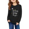 Arshiner Girls Unicorn Shirts Short Sleeve Flip Sequin T-Shirt Tops(Letter Print)