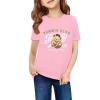 Arshiner Girls Unicorn Shirts Short Sleeve Flip Sequin T-Shirt Tops(Teddy Bear 1)