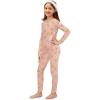 Arshiner Thermal Underwear for Kids Long Johns Girls Base Layer Top and Bottom Set(Orange Dog)