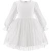 White - Glitter Tulle