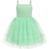 Green - Heart Tulle