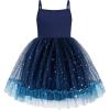 Navy - Sequin Tulle