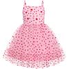 Pink - Heart Tulle