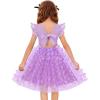 Arshiner Toddler Tutu Dress Little Girls Summer Tulle Backless Party Birthday Cotton Dresses 2-6Y(Butterfly)