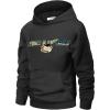 Arshiner Unisex Kids Soft Pullover Hooded Sweatshirt with Pocket Basic Hoodies Sportswear Age 4-13 Years(Black-teddy)