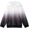 Arshiner Unisex Kids Soft Pullover Hooded Sweatshirt with Pocket Basic Hoodies Sportswear Age 4-13 Years(Gradient – White & Black)