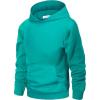 Arshiner Unisex Kids Soft Pullover Hooded Sweatshirt with Pocket Basic Hoodies Sportswear Age 4-13 Years(Green)