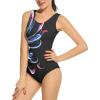 Arshiner Women’s Ballet Tank Leotards Gymnastics Dance Cute Ballerina Adult 80s Leotard Bodysuit(Black Flower)