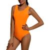 Arshiner Women’s Ballet Tank Leotards Gymnastics Dance Cute Ballerina Adult 80s Leotard Bodysuit(Orange)