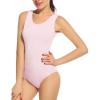 Arshiner Women’s Ballet Tank Leotards Gymnastics Dance Cute Ballerina Adult 80s Leotard Bodysuit(Pink)