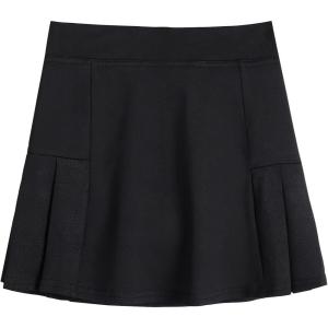 Arshiner Girl’s Sport Skirts with Shorts Athletic Pleated Skort Colorful Performance Skorts(Black)