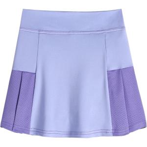 Arshiner Girl’s Sport Skirts with Shorts Athletic Pleated Skort Colorful Performance Skorts(Lavender)