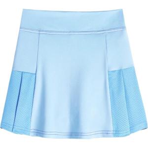 Arshiner Girl’s Sport Skirts with Shorts Athletic Pleated Skort Colorful Performance Skorts(Light Blue)