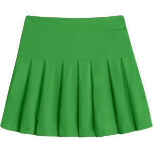 Arshiner Girl’s Tennis Skirts with Shorts Athletic Pleated Skirt Workout Performance Skorts with Pockets for Kids 4-13Y(Green)