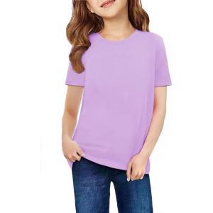 Arshiner Girls Unicorn Shirts Short Sleeve Flip Sequin T-Shirt Tops(Purple)
