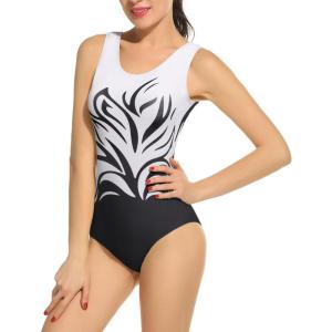 Arshiner Women’s Ballet Tank Leotards Gymnastics Dance Cute Ballerina Adult 80s Leotard Bodysuit(Black Flame)