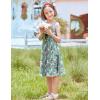 Arshiner Girl Summer Spaghetti Strap Casual Knee Length Cami Dresses for 4-12 Year(Rabbit)