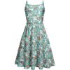 Arshiner Girl Summer Spaghetti Strap Casual Knee Length Cami Dresses for 4-12 Year(Rabbit)