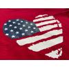 Arshiner 4th of July Shirt for Girl Patriotic American Flag Ruffle Short Sleeves Shirts Tops Tee Blouse(Usa Flag- Heart)