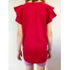 Arshiner 4th of July Shirt for Girl Patriotic American Flag Ruffle Short Sleeves Shirts Tops Tee Blouse(Usa Flag- Heart)
