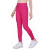 Arshiner Girls Fleece Lined Leggings High Waist Water Resistant Warm Winter Tights Running Athletic Yoga Pants for Kids(Hot Pink)