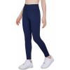 Arshiner Girls Fleece Lined Leggings High Waist Water Resistant Warm Winter Tights Running Athletic Yoga Pants for Kids(Navy Blue)