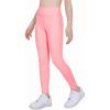 Arshiner Girls Fleece Lined Leggings High Waist Water Resistant Warm Winter Tights Running Athletic Yoga Pants for Kids(Pink)