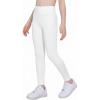 Arshiner Girls Fleece Lined Leggings High Waist Water Resistant Warm Winter Tights Running Athletic Yoga Pants for Kids(White)