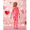 Arshiner Girls Clothes 2 Piece Fall Outfits Slim Long Sleeve Shirt and Leggings Set Kids Thermal Underwear sets(Love Print)