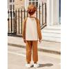 Arshiner Boys Clothes Set Long Raglan Sleeve T-Shirts + Casual Pants 2Pcs Colorblock Fall Outfits for Kids(Teddy- Cream / Brown)