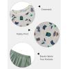 Arshiner Boys Clothes Set Long Raglan Sleeve T-Shirts + Casual Pants 2Pcs Colorblock Fall Outfits for Kids(Teddy- Cream / Green)