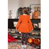 Arshiner Toddler Girl Clothes Ruffle Trim Long Sleeve Pullover Top and Floral Print Leggings Fall Outfits Kids Clothing Sets(Halloween)