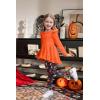 Arshiner Toddler Girl Clothes Ruffle Trim Long Sleeve Pullover Top and Floral Print Leggings Fall Outfits Kids Clothing Sets(Halloween)
