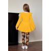 Arshiner Toddler Girl Clothes Ruffle Trim Long Sleeve Pullover Top and Floral Print Leggings Fall Outfits Kids Clothing Sets(Yellow-sunflower)
