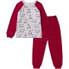 Arshiner Boys Clothes Set Long Raglan Sleeve T-Shirts + Casual Pants 2Pcs Colorblock Fall Outfits for Kids(Beige / Red)