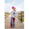 Arshiner Girls 2 Piece Clothes Long Sleeve Sweatshirt & Flared Pants Fall Clothing Set Size 5-12 Years(Colorful Leopard)